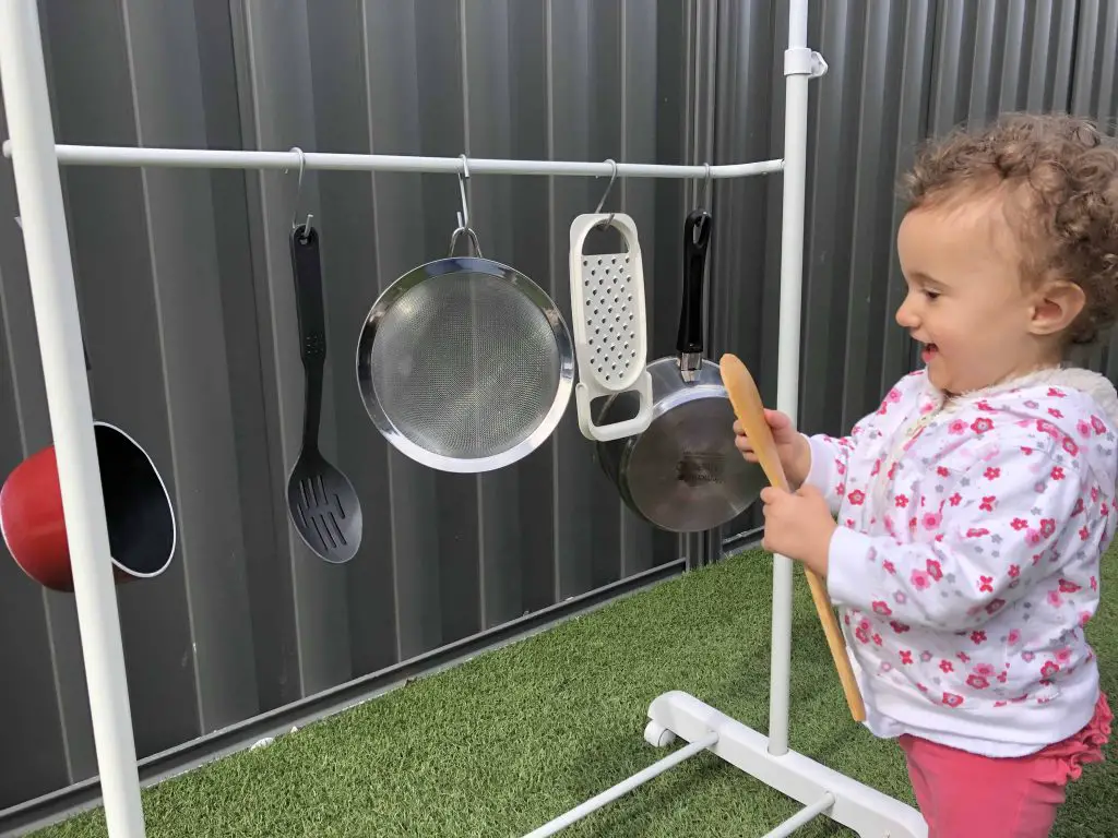 toddler fun with pots