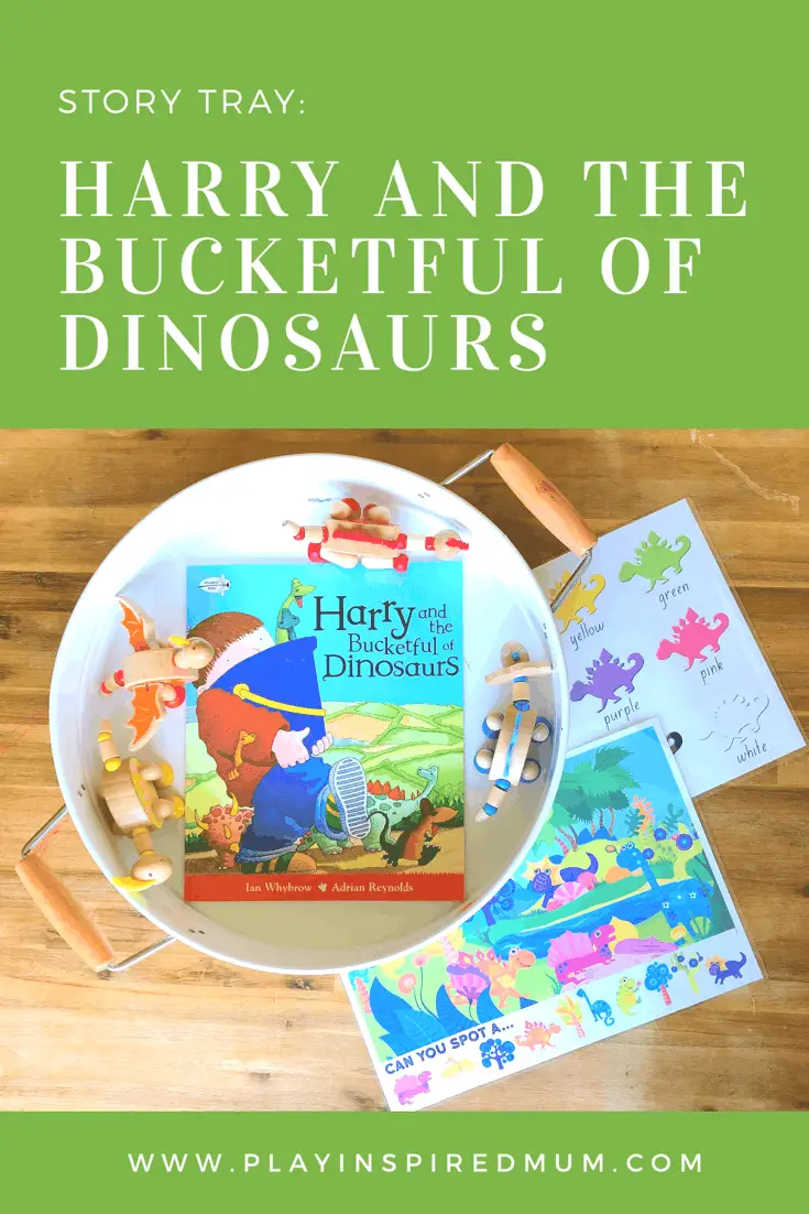 Harry and the Bucketful of dinosaurs story tray
