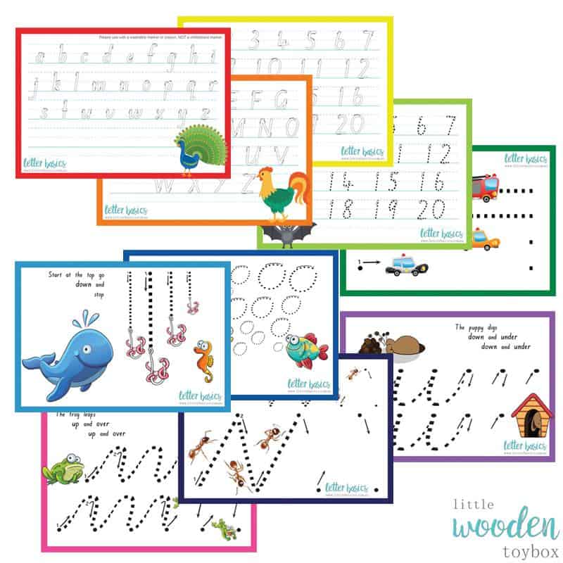 Letter Basics Kindy Set of 5