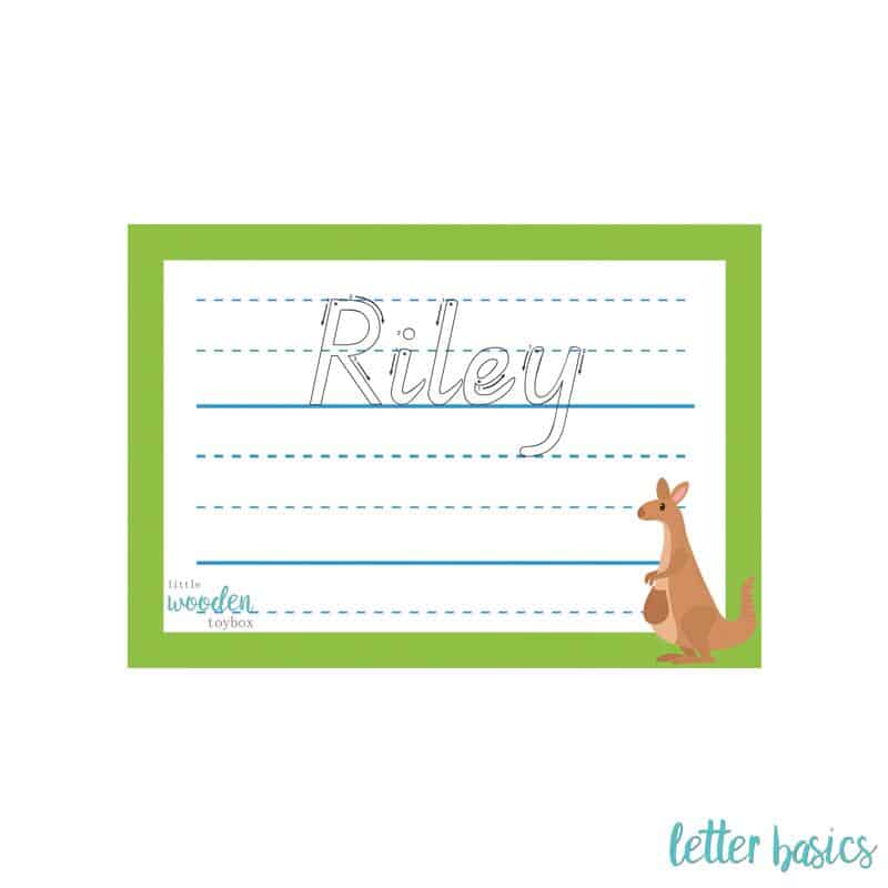 Letter Basics Personalised Name