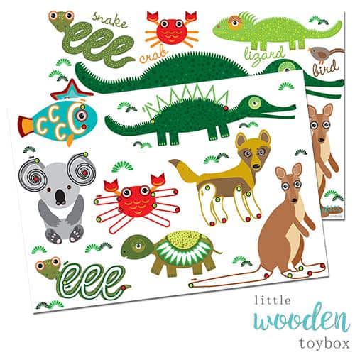 Letter Basics Aussie Animal Pre Writing
