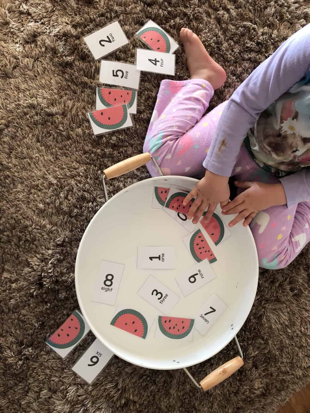 Watermelon Fun with Number Matching Game