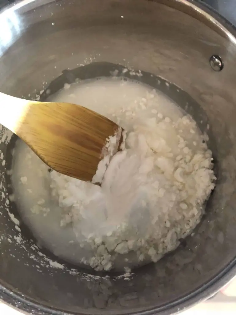 cooking corn flour clay