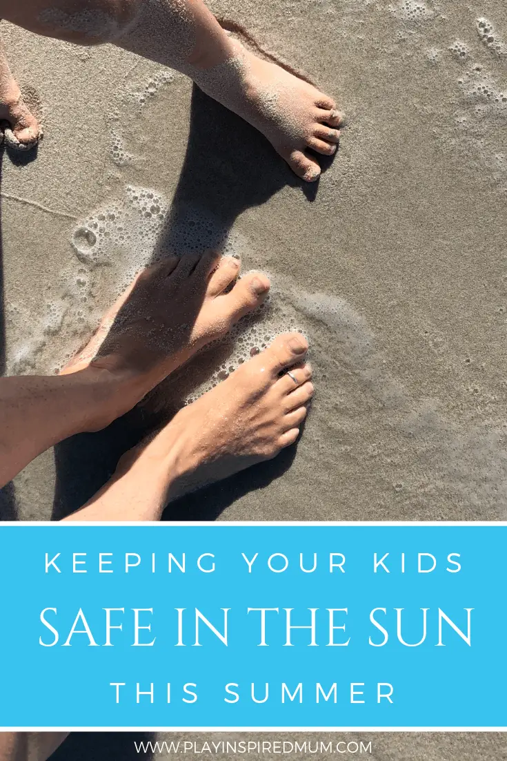 Keeping your kids safe in the sun pin