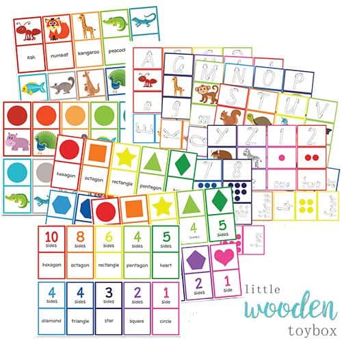 Letter Basics Matching Game and Domioes