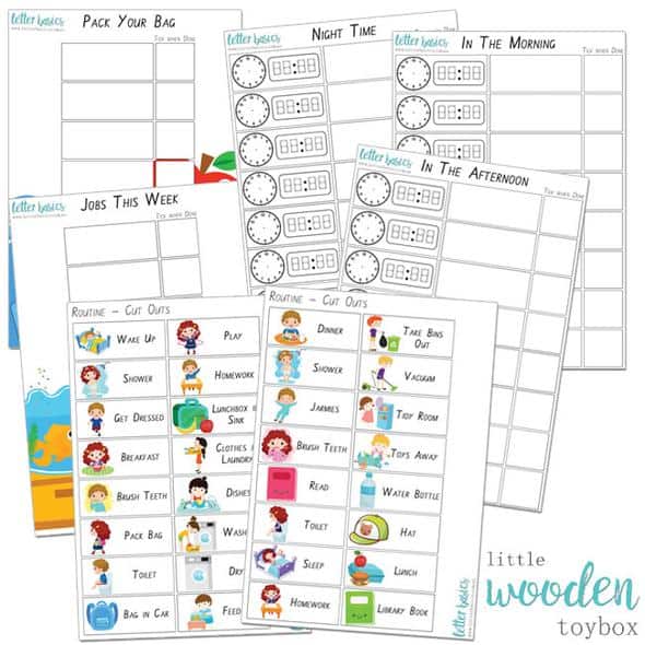 Chore and routine charts for children