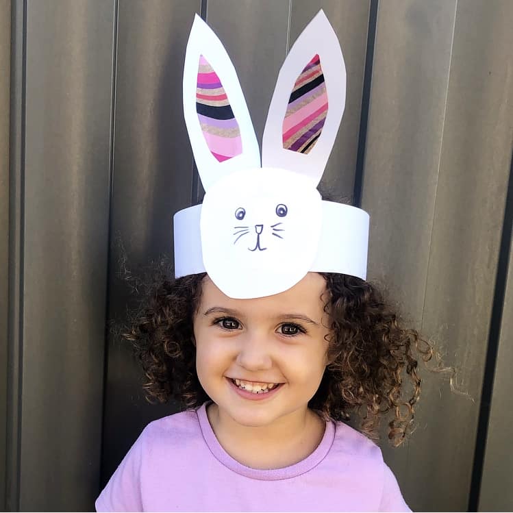 Easter bunny hat