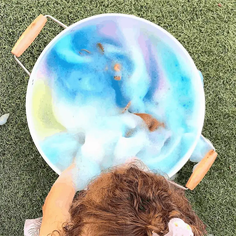 Rainbow Soap Foam Play Tray