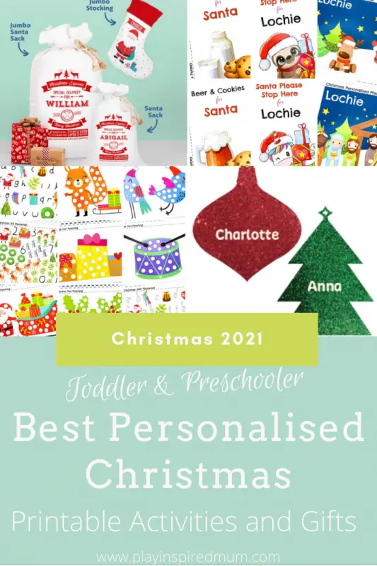 Christmas Personalised Pin