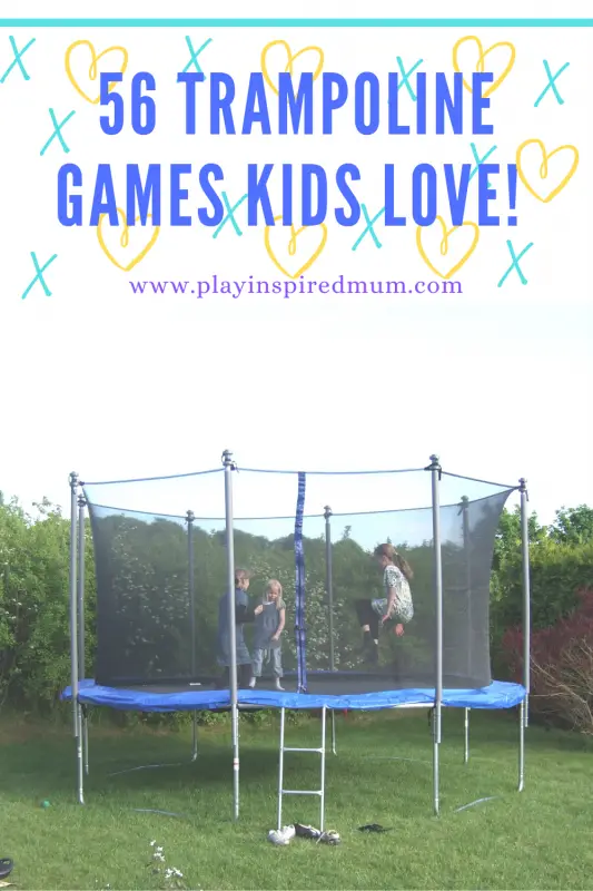 56 trampoline games for kids pin