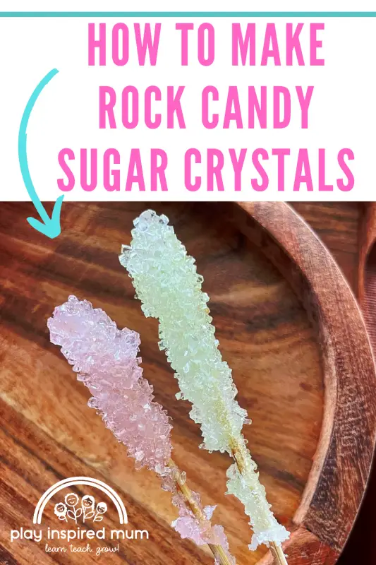 How to make sugar crystals rock candy pin