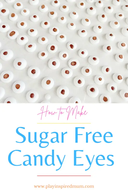 Sugar free candy eyes