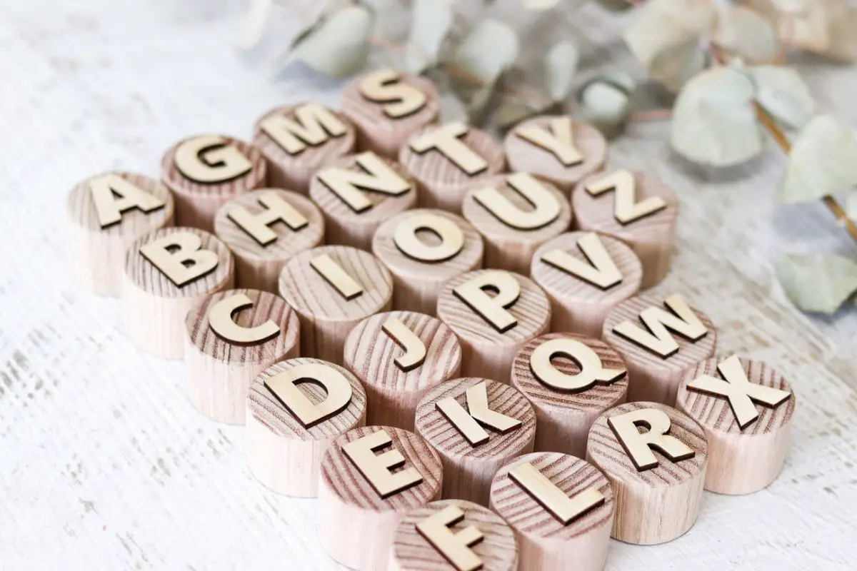 Wooden Stampers Alphabet Letters