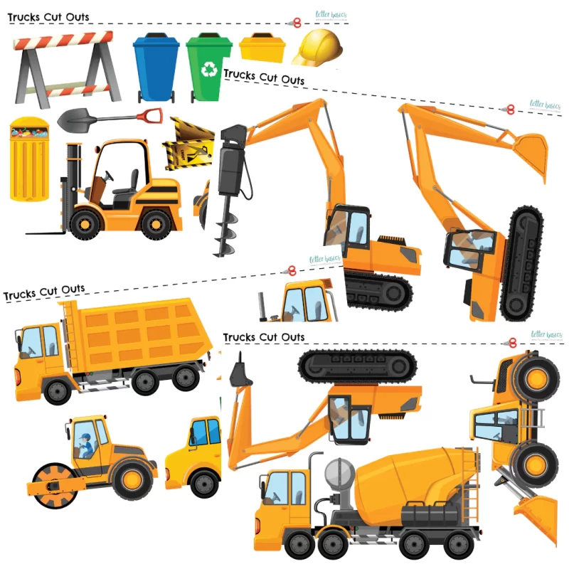 Printable Construction Truck Activities