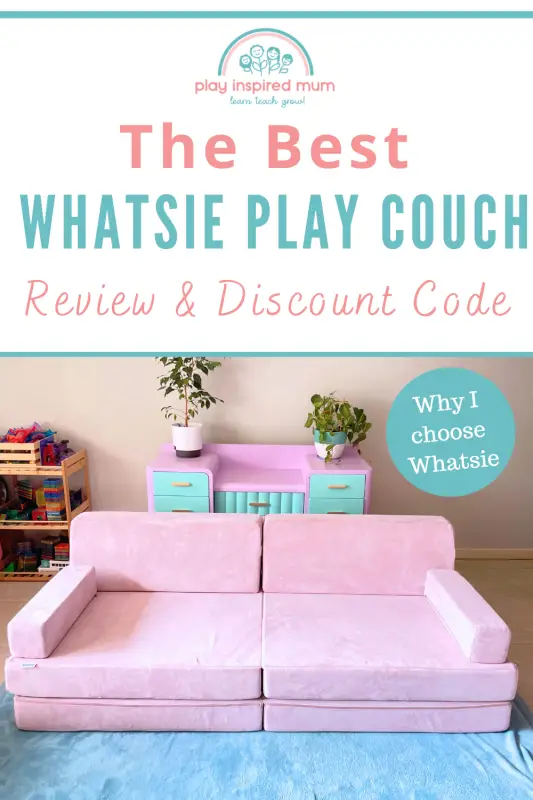 Whatsie Play Couch Review pin