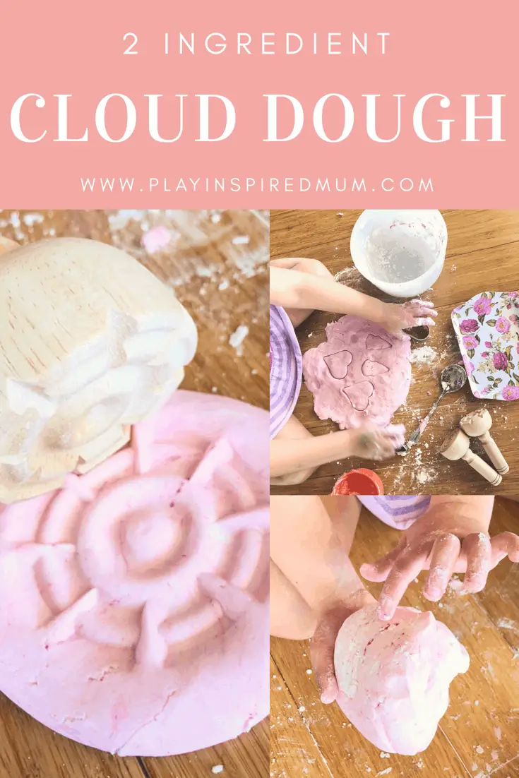 How to Make Cloud Dough for Sensory Play - Play Inspired Mum