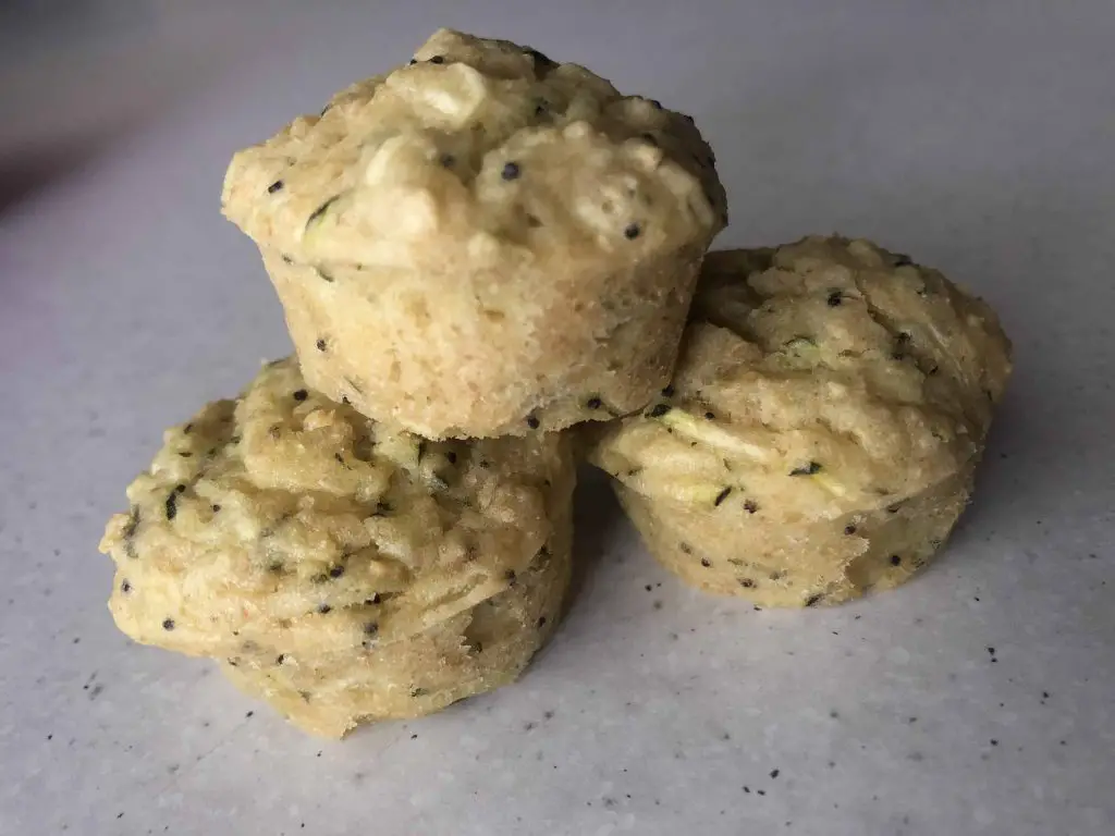 Lemon and Poppyseed Muffin with zucchini