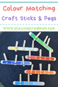 Colour matching activity for toddler