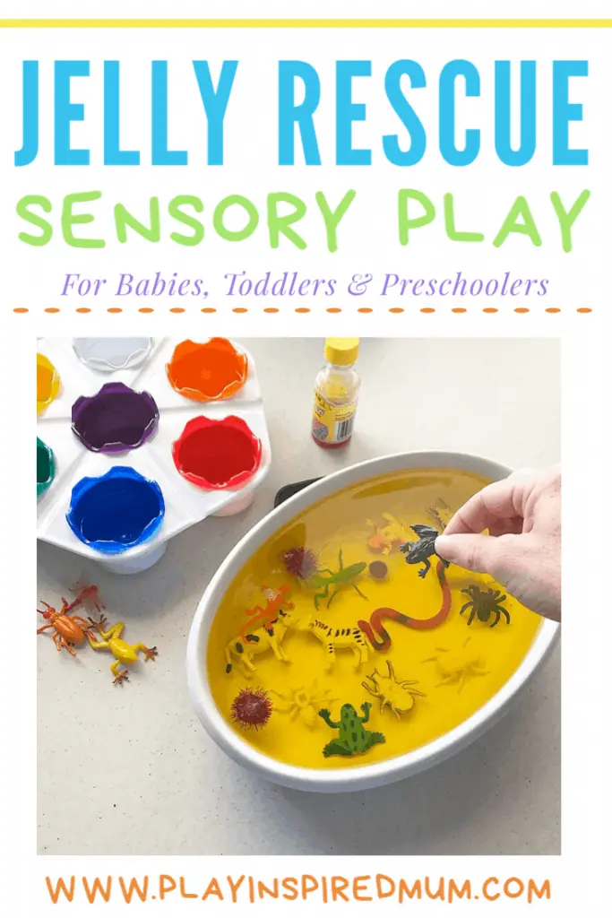 Jelly rescue sensory play toddlers,  babies  and preschoolers