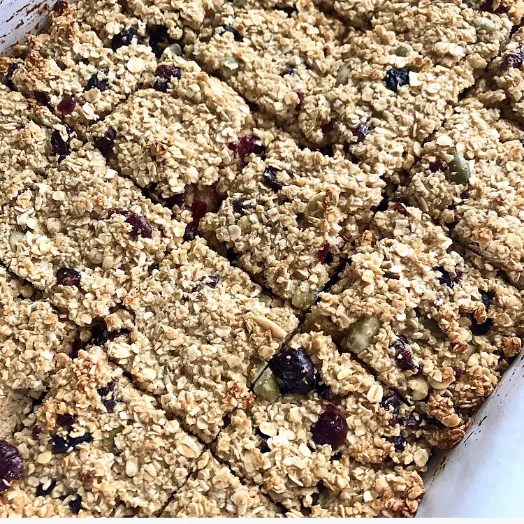 Skinnymixers choc chip oat bars