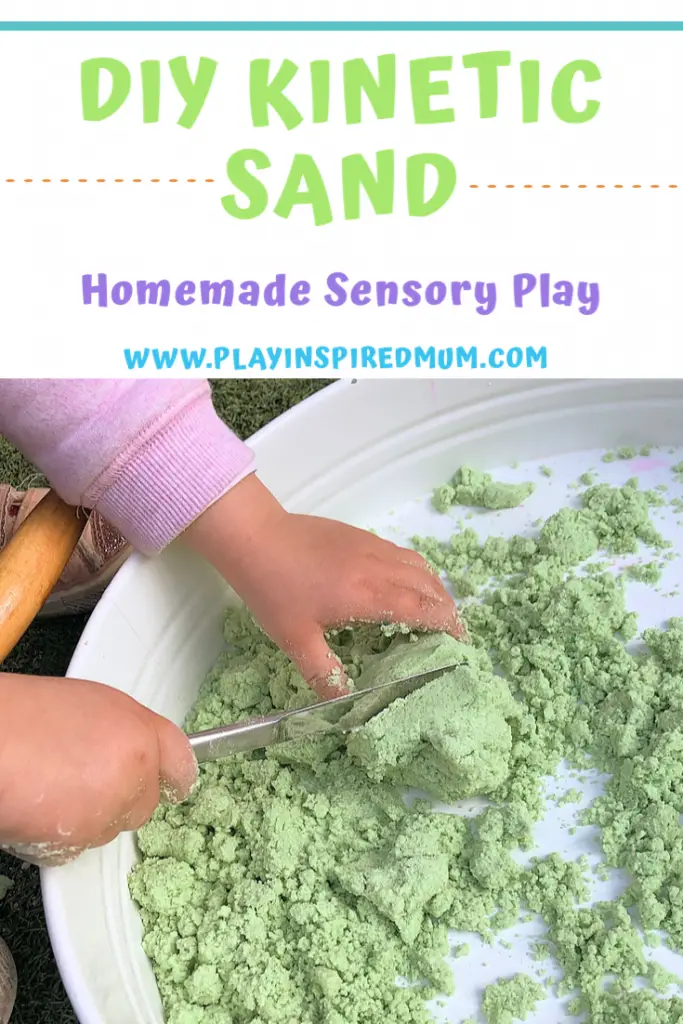 DIY Kinetic Sand pinterest