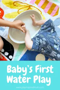 babys first water sensory play pin