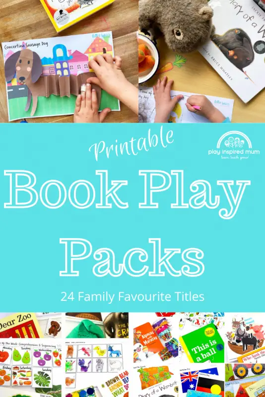 Printable Book Play Pack Pin
