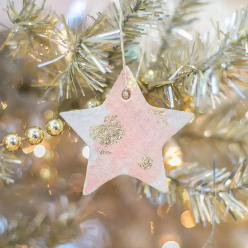 Modern salt dough ornaments