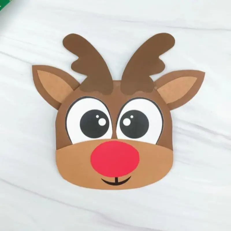 reindeer Christmas card