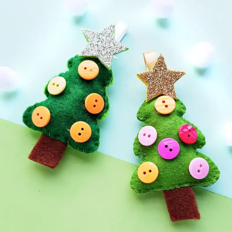 felt Christmas trees