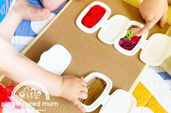 Simple DIY Water Table or Sensory Bin with Bottle Cap Letters - Living  Montessori Now