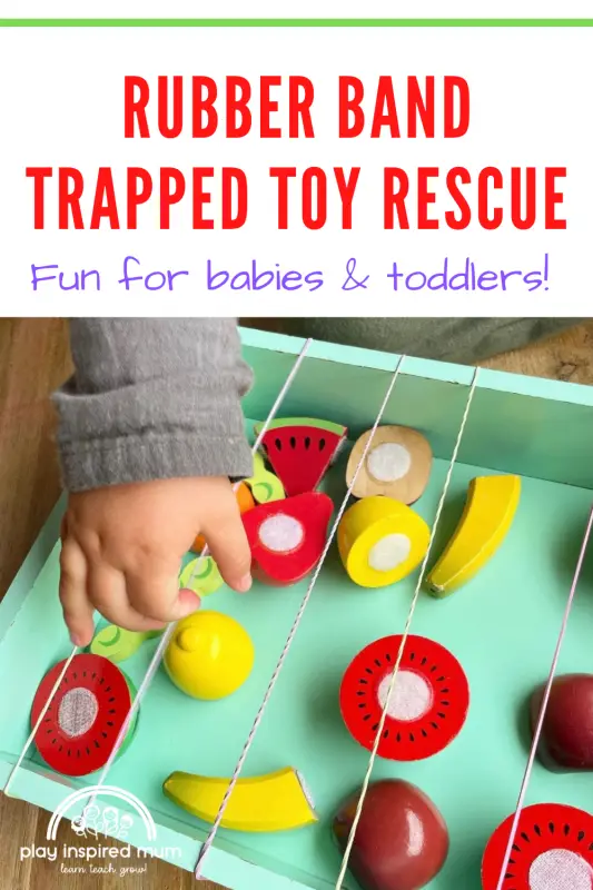 rubber band trapped toy rescue pin