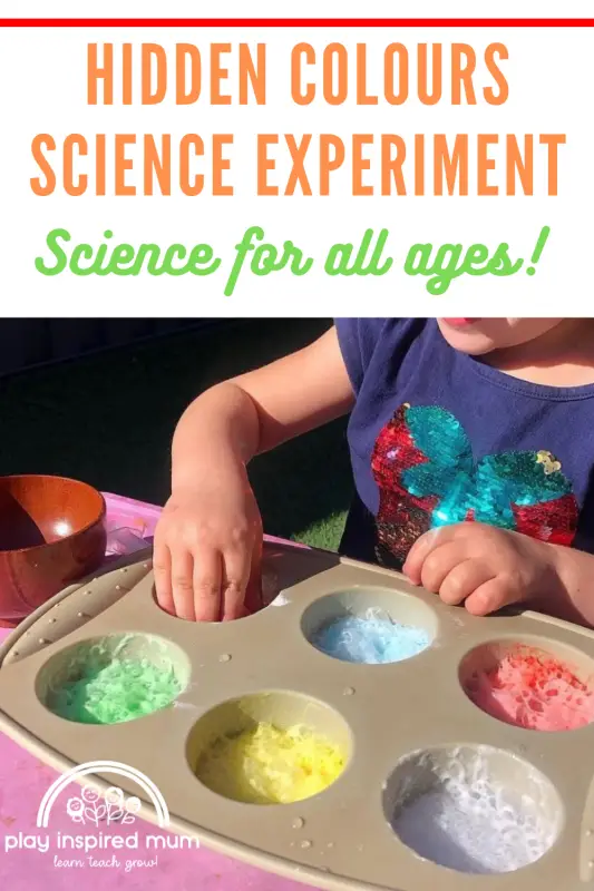 Hidden colours science experiment 