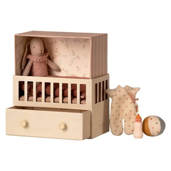 Maileg Baby Room with Micro Bunny