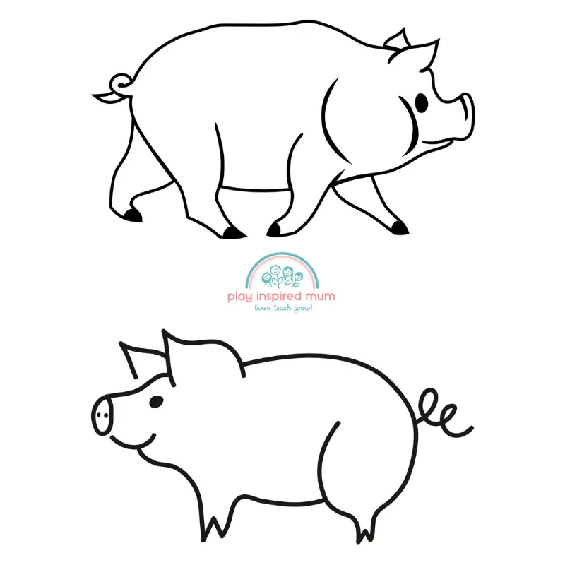 muddy pig printable