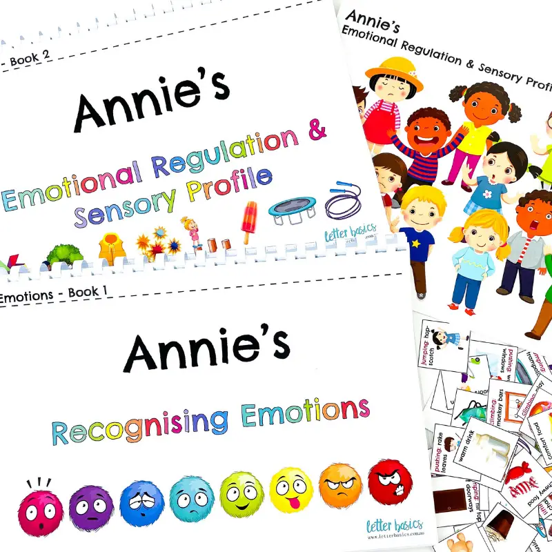 Emotional Regulation and Sensory Profile Books Printables