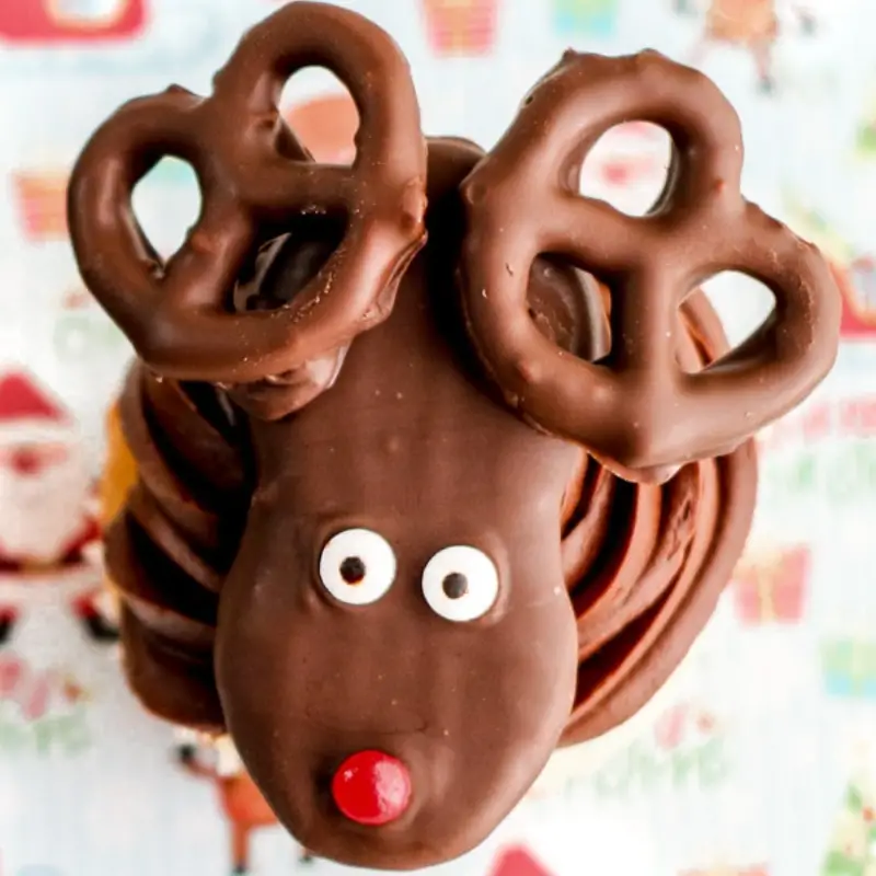 Rudolph the red nosed reindeer cupcakes
