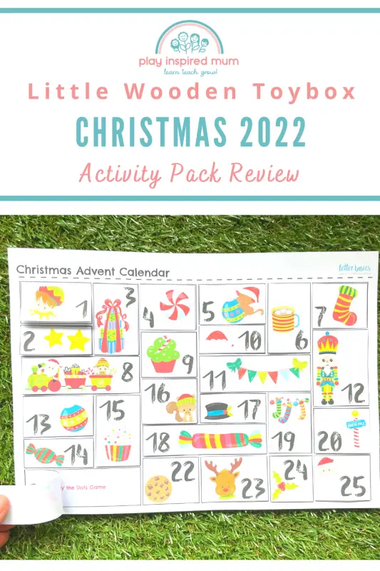 Little Wooden Toybox Christmas 2022 Activity pack printables