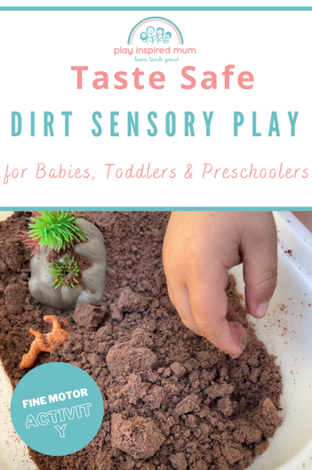 Taste Safe Dirt Recipe - Play Inspired Mum