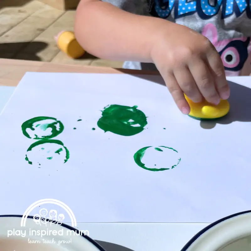 Rubber duck painting
