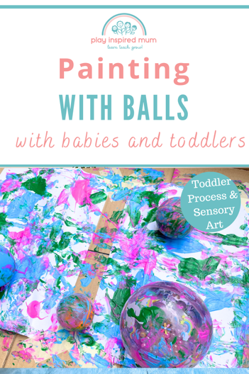 Ball Painting: Sensory Process Art for Kids