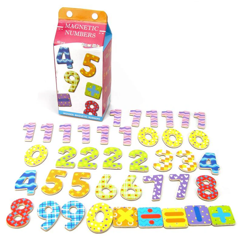 Kaper Kidz Wooden Magnetic Numbers 