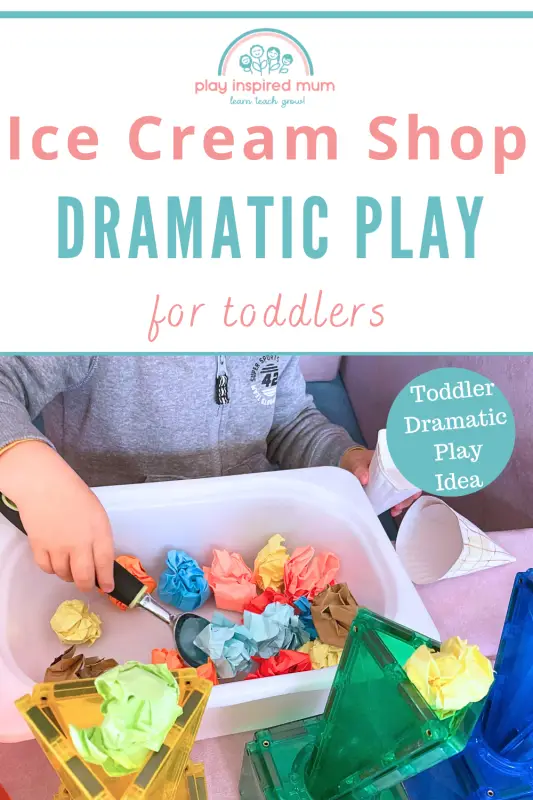 Ice cream shop Dramatic play pin