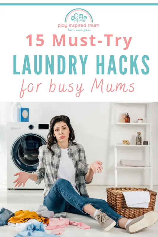 Must try Laundry Hacks for Busy Mums Pin