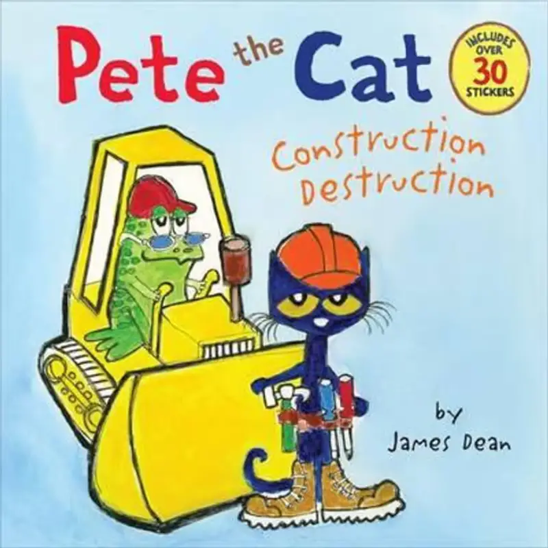 Pete the Cat Construction destruction