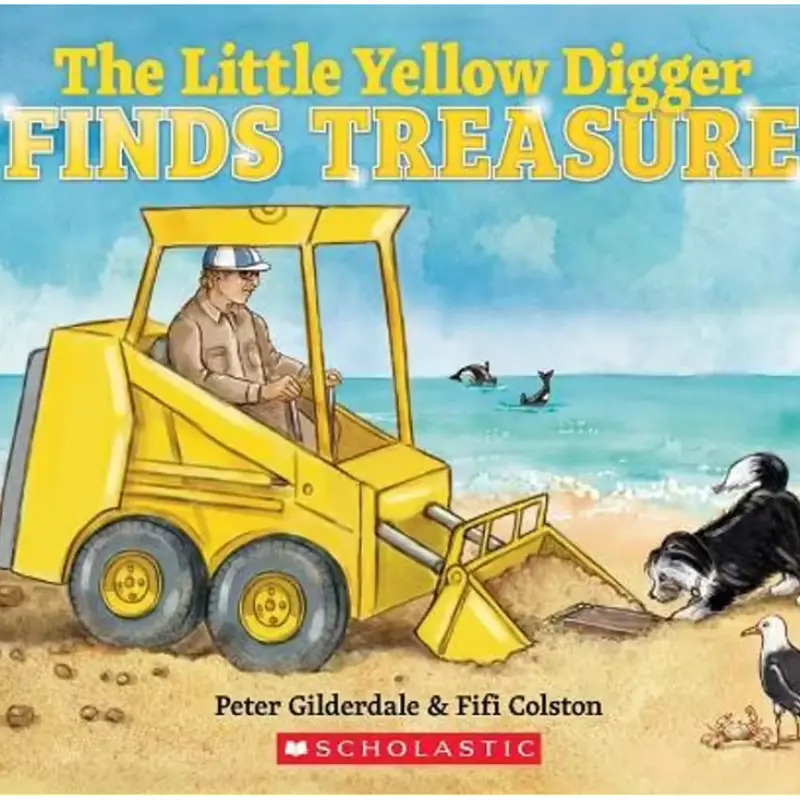 the little yellow digger finds treasure