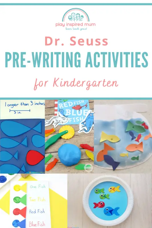 Dr Seuss prewriting activities