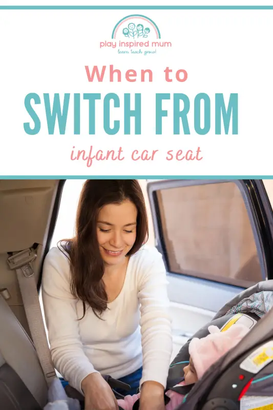 when to switch from infant car seat pin